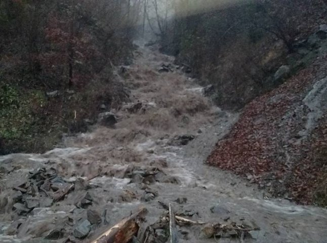 На Виноградівщині внаслідок сильних злив підтоплено житлові будинки