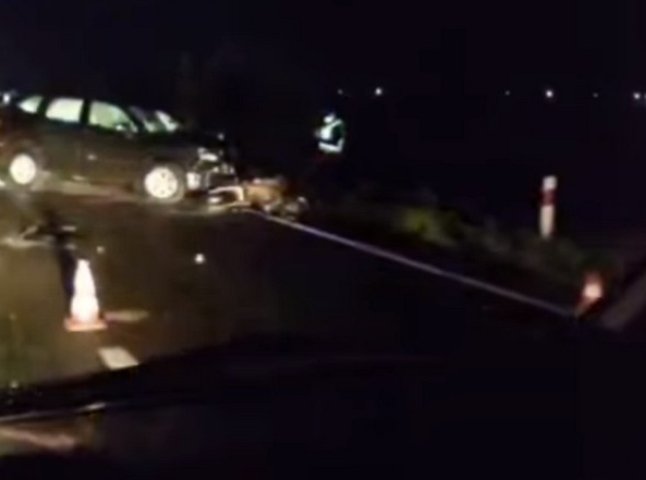 Оприлюднено відео фатальної аварії біля Ракошина, в якій загинуло 2 людей