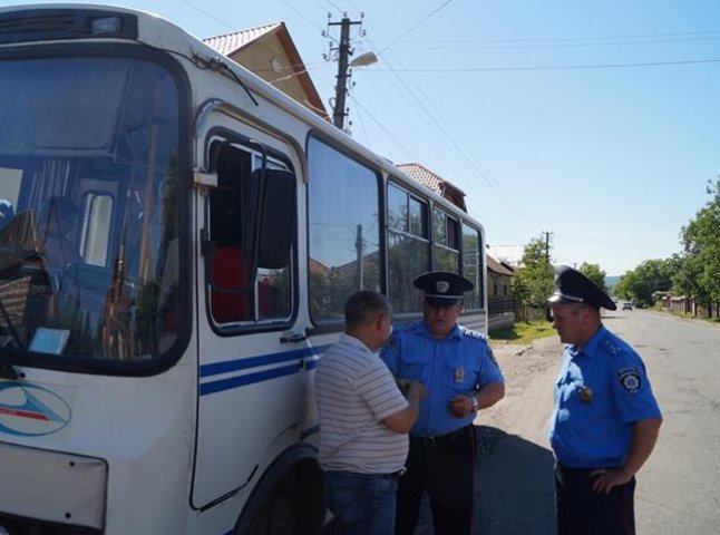 В Іршавському районі розпочато комплекс профілактики із безпеки дорожнього руху на пасажирському автотранспорті