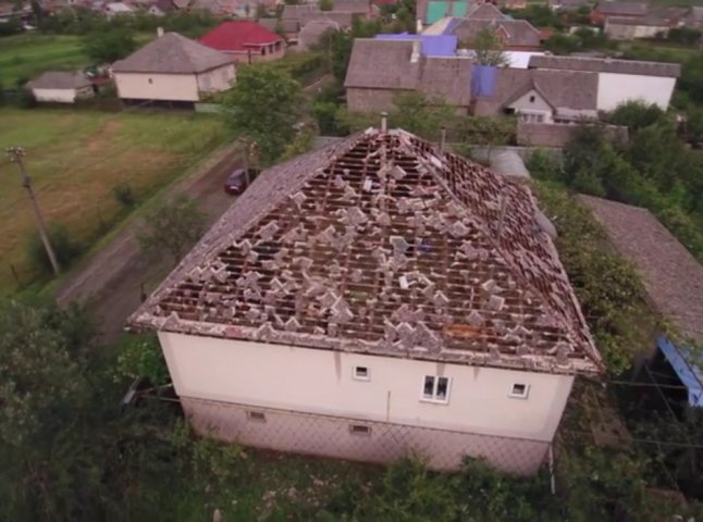 Безпілотник відзняв наслідки жахливої природньої катастрофи на Виноградівщині