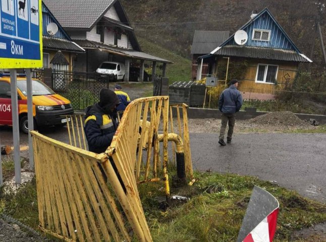 Через автотрощу більше 200 абонентів на Закарпатті залишилися без газу