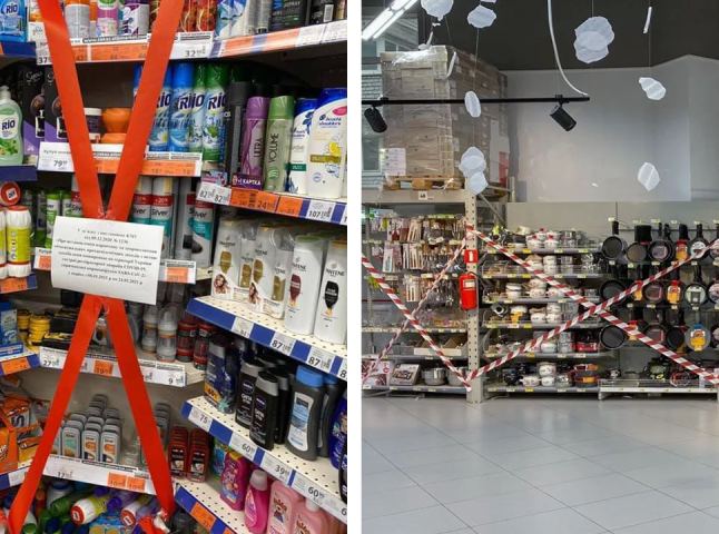 Як виглядають українські супермаркети після введення жорсткого карантину: підбірка фото