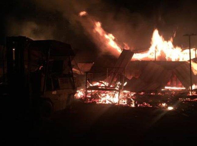 У Мукачеві вночі трапилась велика пожежа