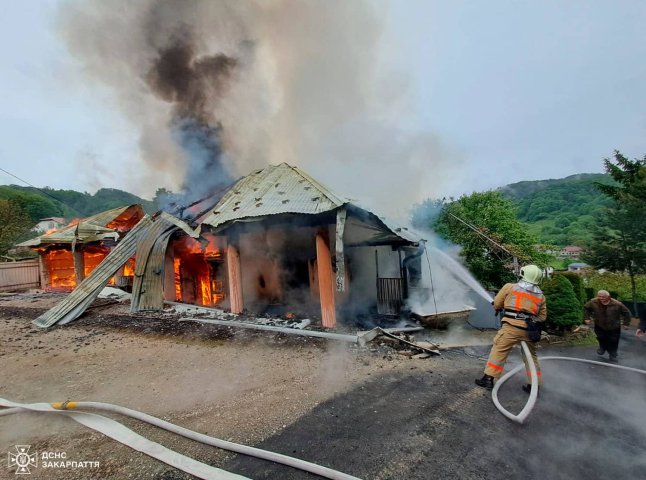 Вогонь наробив чималої біди: що відомо про значну пожежу на Тячівщині Вогонь наробив чималої біди: що відомо про значну пожежу на Тячівщині
