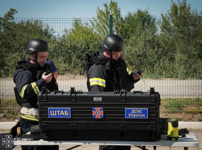 «Надзвичайники» та інші служби провели навчання на Берегівщині