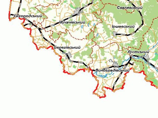 Чотири райони Закарпатської області зникнуть з карти України