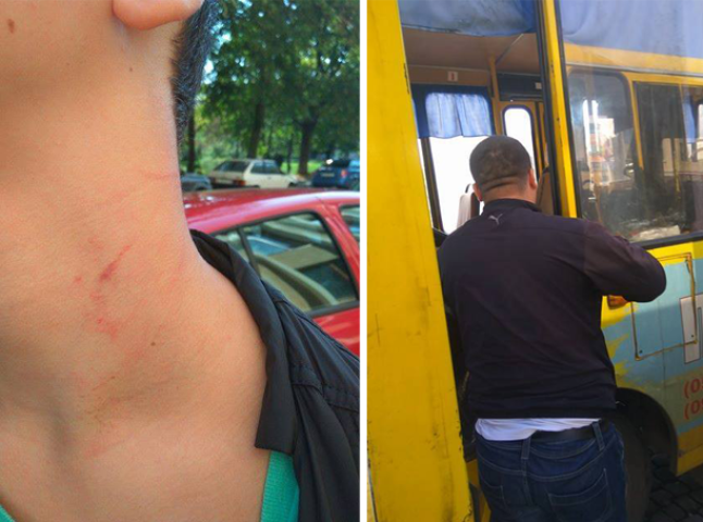 В Ужгороді водій маршрутки душив на зупинці неповнолітнього пасажира