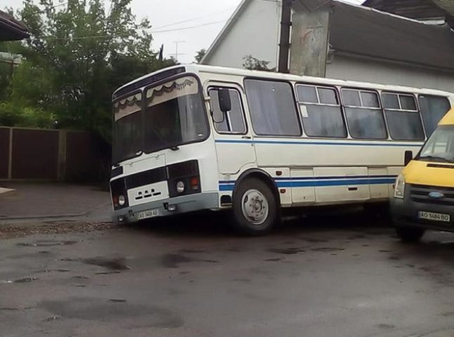 У Виноградові трапився інцидент із рейсовим автобусом