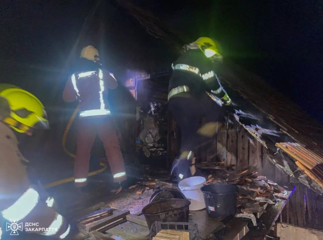 Пожежники врятували будинок, покрівля якого могла загорітись від димаря