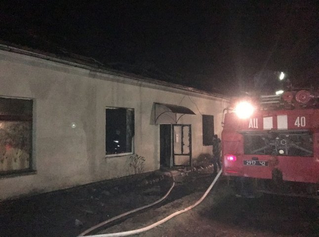 Ввечері на Іршавщині спалахнув магазин