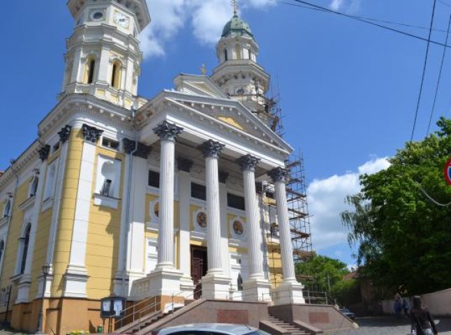 Триває ремонт Ужгородського греко-католицького кафедрального собору