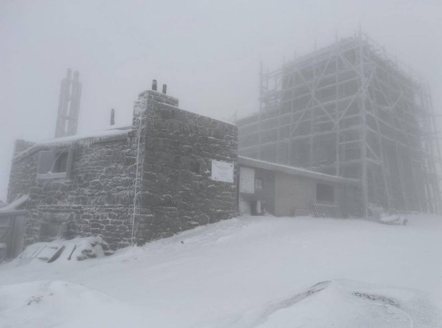 У горах Закарпатської області вдарили морози