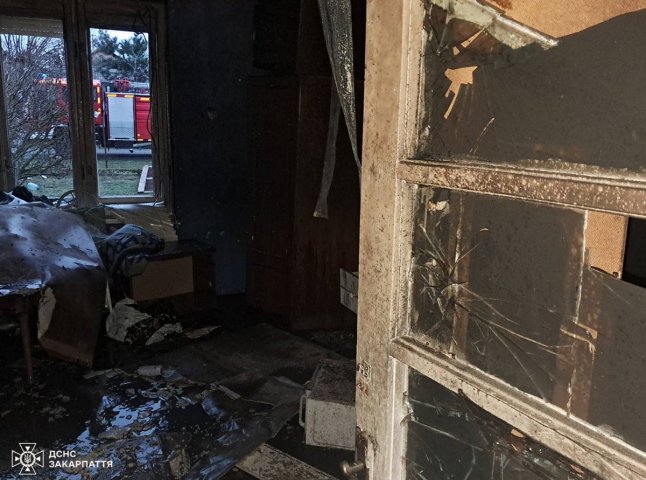 На Святвечір у Берегівському районі гасили пожежу