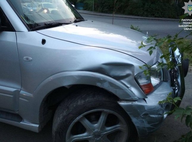 Аварія в Ужгороді: винуватець ДТП неабияк здивував патрульних