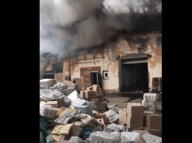 В Хусті масштабна пожежа: оприлюднено відео з місця події