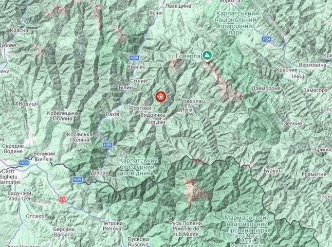 У горах на Закарпатті зафіксували землетрус