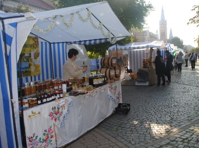 Єдиним недоліком цьогорічного медового ярмарку у Мукачеві бджолярі вважають суттєве підвищення цін (ФОТО)