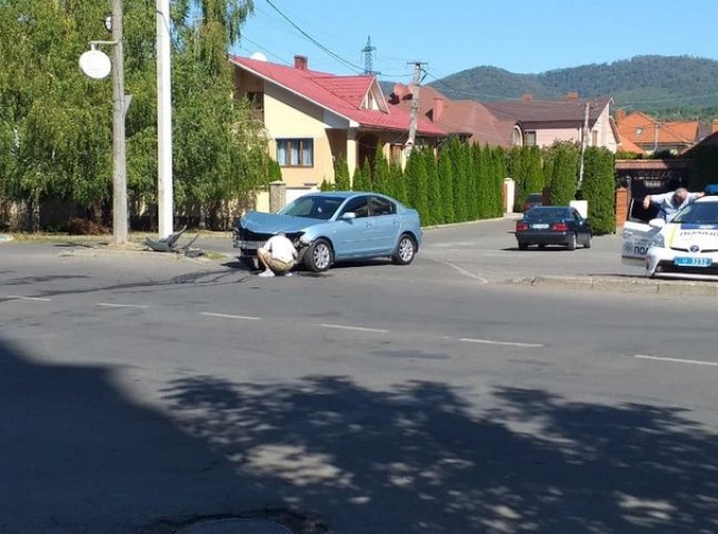 У Мукачеві зіткнулись два автомобілі