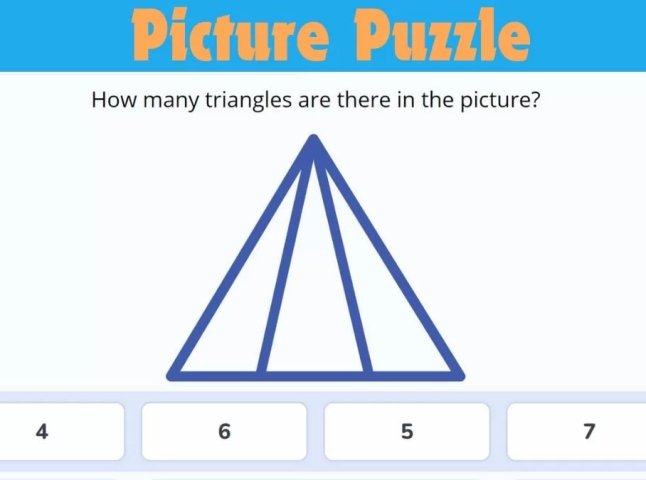 Ваш IQ вище 130, якщо визначите правильну кількість трикутників за 12 секунд: цікава головоломка