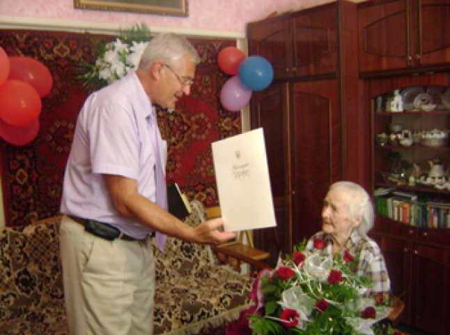 Мешканка Мукачева відзначила свій 100-річний ювілей