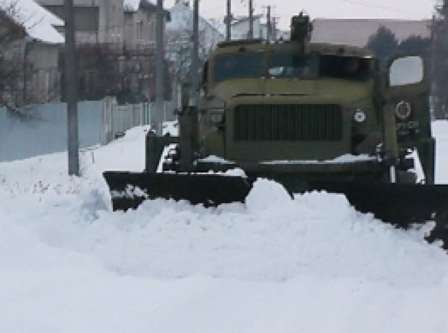 Мукачівщина просить допомоги у боротьбі зі снігом бійців 128-ої бригади