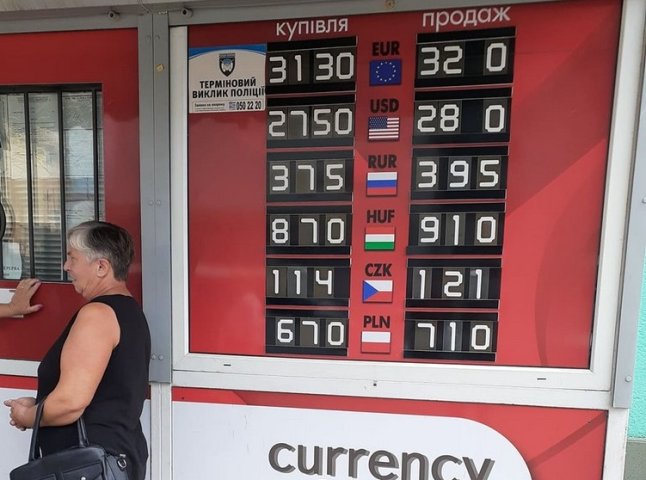 Долар по 28: курс валют в обмінниках Мукачева