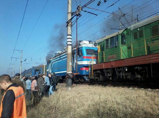 Під час руху загорівся пасажирський поїзд сполученням Ужгород – Одеса