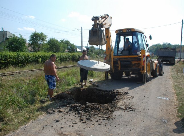 В одному з мікрорайонів Іршави розпочалось будівництво каналізації