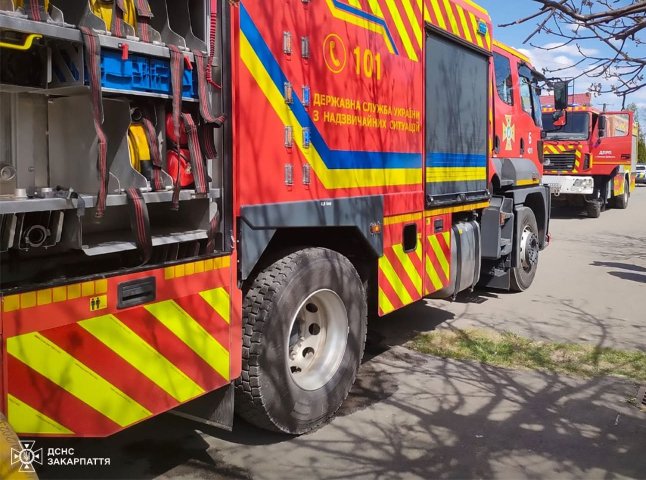 Вогнеборці гасили пожежу на закритому підприємстві в області