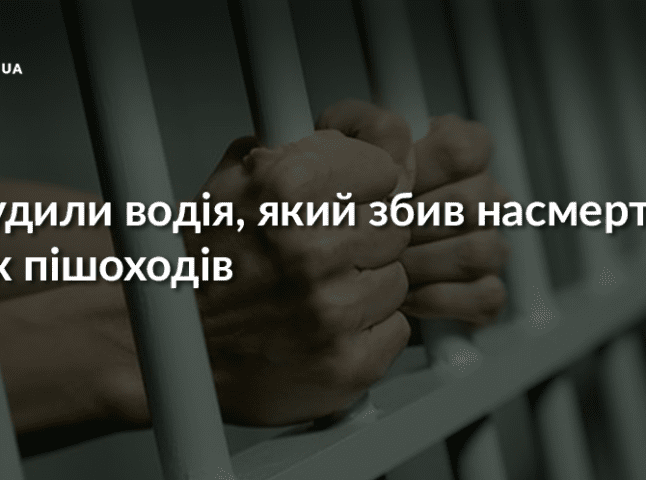 На Закарпатті водію, котрий п’яним збив на смерть двох пішоходів, присудили 10 років в’язниці