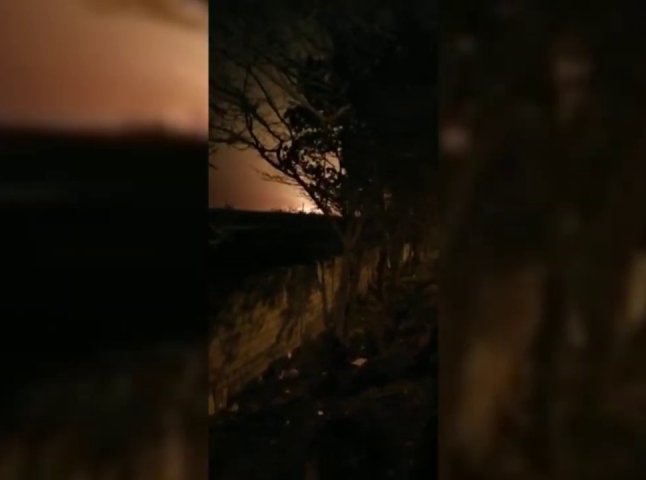Оприлюднено відео моменту падіння українського літака 