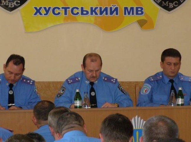 Сергій Шаранич провів прийом громадян у Хусті та підвів підсумки роботи місцевої міліції 