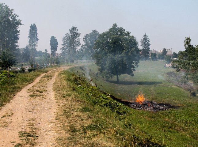 Окрім спеки, відпочивальників у Мукачеві "добиває" дим 
