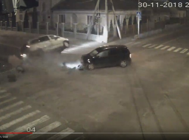 Момент жахливого ДТП у Виноградові потрапив в об’єктив камер відеоспостереження