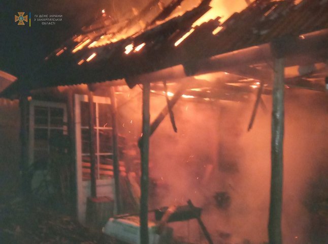 Рятувальники розповіли про пожежу в Берегівському районі