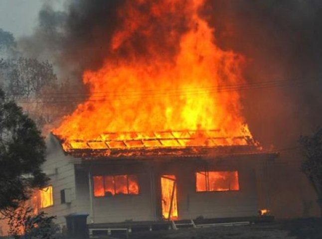 На Міжгірщині загорівся житловий будинок