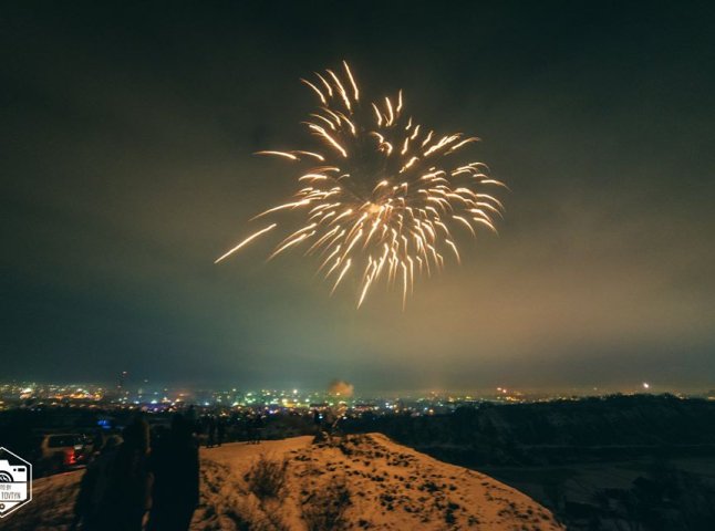 Ужгород в новорічну ніч: фантастичні фото