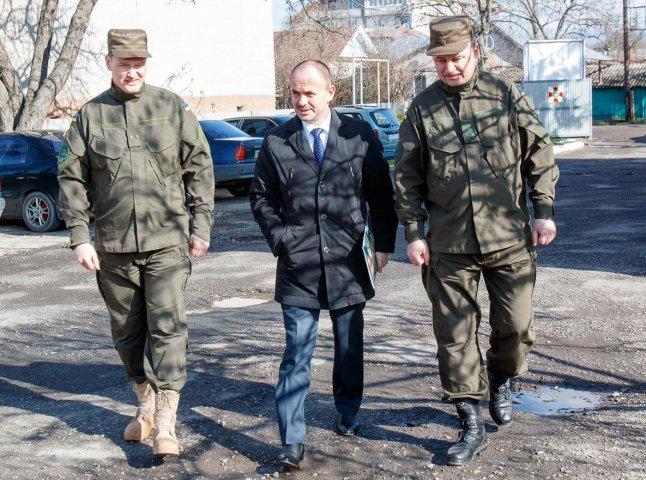 Василь Губаль відвідав батальйон Нацгвардії в Ужгороді (ФОТО)
