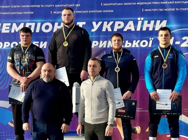 Закарпатці здобули друге командне місце на Чемпіонаті України з греко-римської боротьби