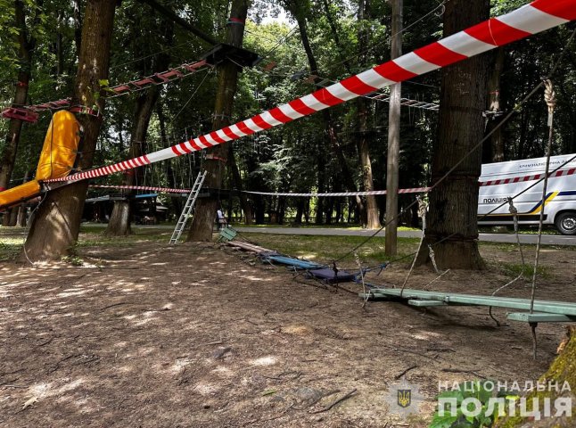 Відомо, в якому стані діти, які вчора травмувались у парку в Ужгороді