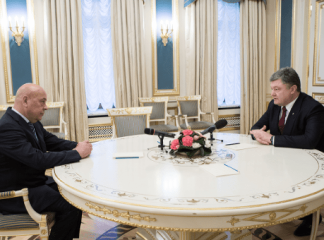 Президент Петро Порошенко зустрівся з Геннадієм Москалем