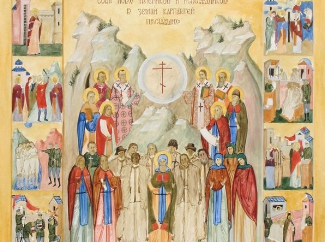У Мукачеві пишуть унікальну ікону, присвячену подіям сторічної давнини