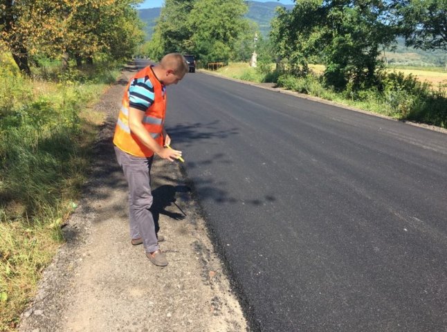 Завершено капітальний ремонт ділянки дороги "Свалява – Мукачево"