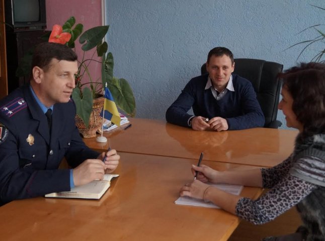 Заступник начальника Іршавської міліції провів виїзний прийом громадян
