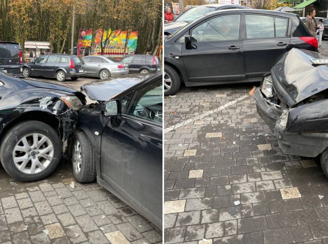 В Ужгороді в ДТП пошкодження отримали 6 автомобілів