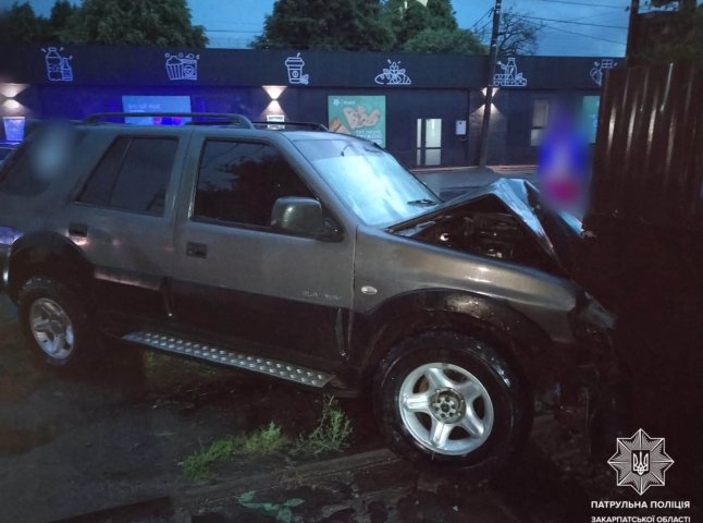 В Ужгороді нетверезий водій спричинив ДТП
