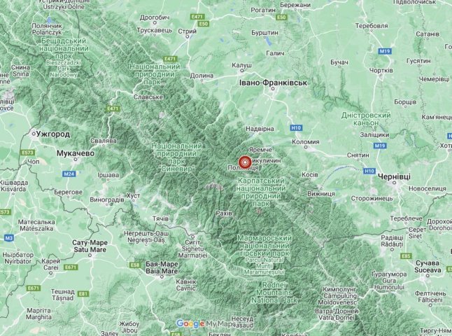 Неподалік Закарпатської області трапився землетрус