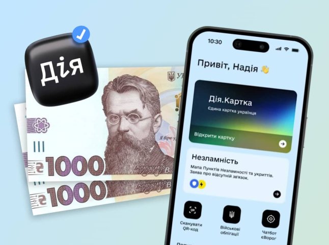 Допомога через Дію 2000 гривень
