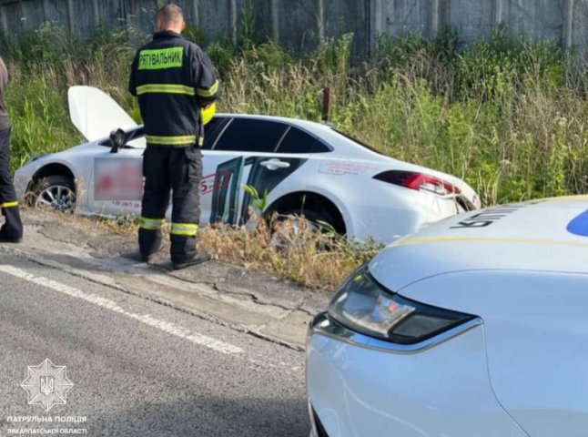 П’яний водій скоїв аварію на об’їзній дорозі Ужгорода