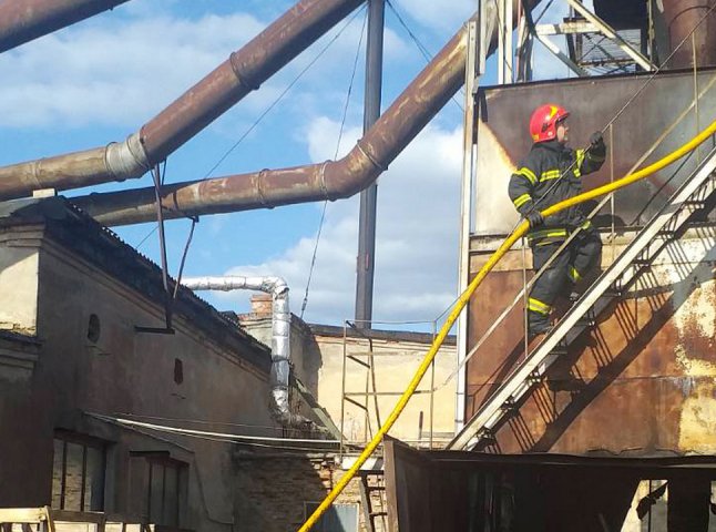 На території деревообробного підприємства в Ужгороді трапилась пожежа